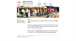 Desktop Screenshot of jizniportal.cz